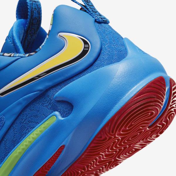 παπουτσια μπασκετ Nike Zoom Freak 3 ανδρικα μπλε ασπρα κοκκινα μαυρα | NK470ZSH