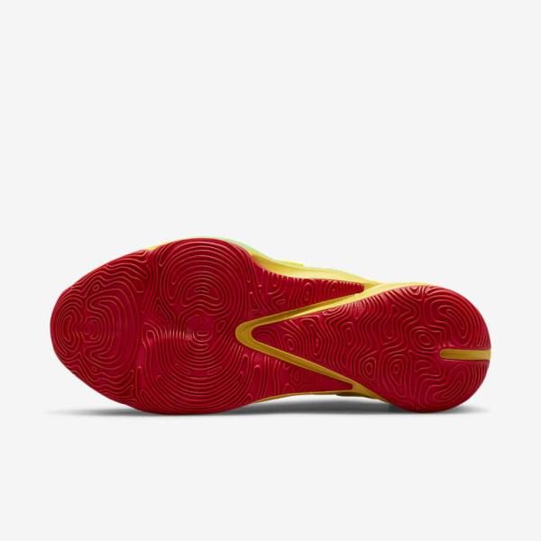 παπουτσια μπασκετ Nike Zoom Freak 3 ανδρικα κίτρινα ασπρα κοκκινα μαυρα | NK639JND