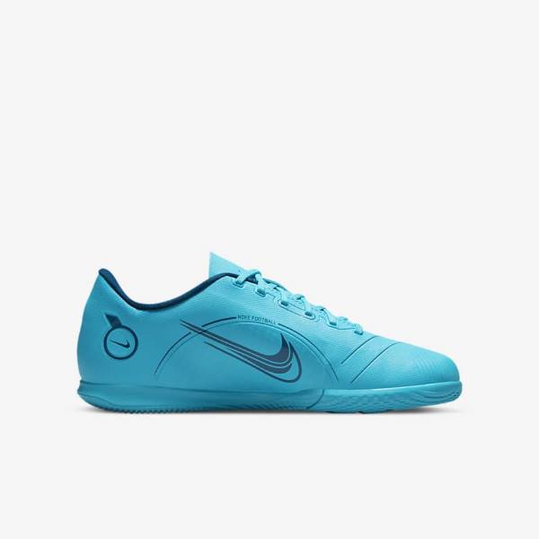 παπουτσια ποδοσφαιρου Nike Jr. Mercurial Vapor 14 Club IC Older Indoor Court παιδικα μπλε πορτοκαλι | NK349LSH