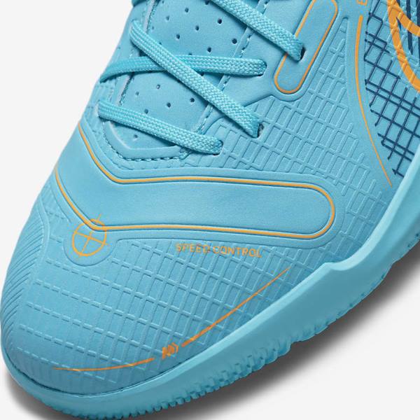 παπουτσια ποδοσφαιρου Nike Jr. Mercurial Vapor 14 Academy IC Older Indoor Court παιδικα μπλε πορτοκαλι | NK601DES