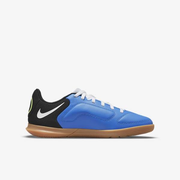 παπουτσια ποδοσφαιρου Nike Jr. Tiempo Legend 9 Club IC Older Indoor-Court παιδικα ανοιχτο μπλε ανοιχτο πρασινο καφε μαυρα | NK361WVO