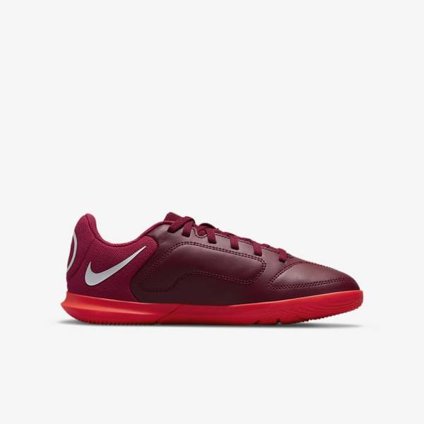 παπουτσια ποδοσφαιρου Nike Jr. Tiempo Legend 9 Club IC Older Indoor-Court παιδικα κοκκινα ανοιχτο κοκκινα | NK987XPG