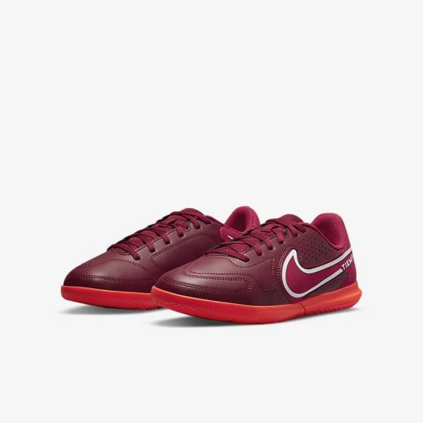 παπουτσια ποδοσφαιρου Nike Jr. Tiempo Legend 9 Club IC Older Indoor-Court παιδικα κοκκινα ανοιχτο κοκκινα | NK987XPG