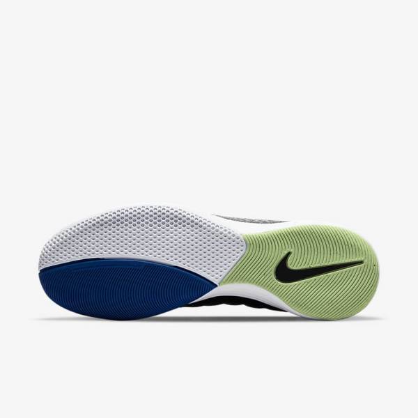 παπουτσια ποδοσφαιρου Nike Lunar Gato II IC Indoor Court ανδρικα μαυρα ανοιχτο μπλε ανοιχτο πρασινο | NK630WFI