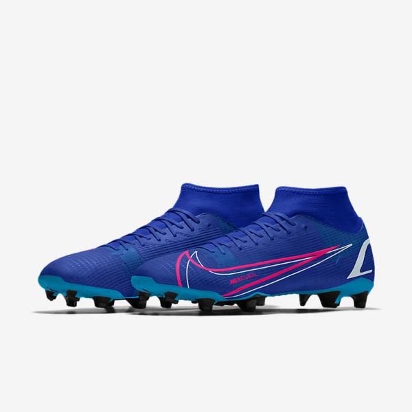 παπουτσια ποδοσφαιρου Nike Mercurial Superfly 8 Academy By You Custom γυναικεια Πολύχρωμο | NK037RYG