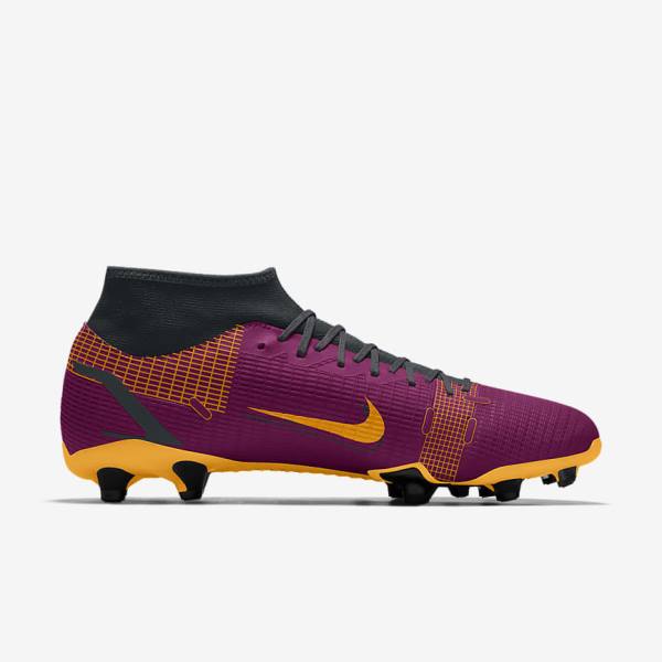 παπουτσια ποδοσφαιρου Nike Mercurial Superfly 8 Academy By You Custom ανδρικα Πολύχρωμο | NK153NOL