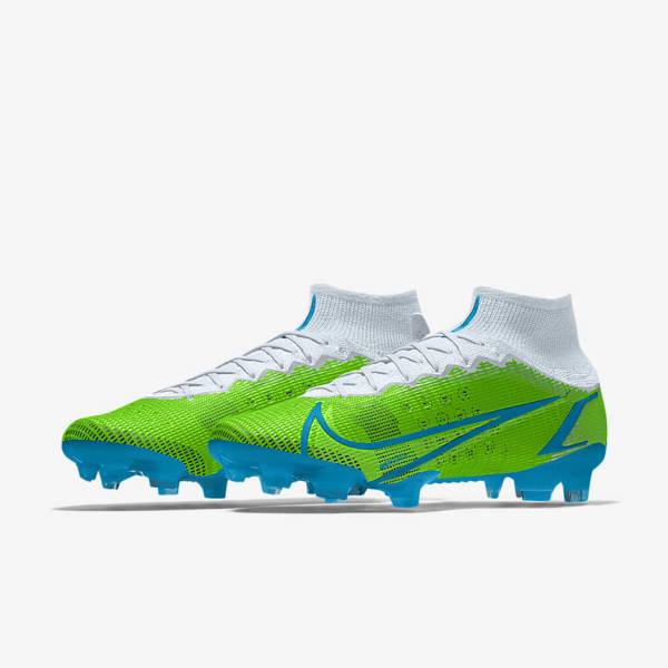 παπουτσια ποδοσφαιρου Nike Mercurial Superfly 8 Elite By You Custom ανδρικα Πολύχρωμο | NK205QHS