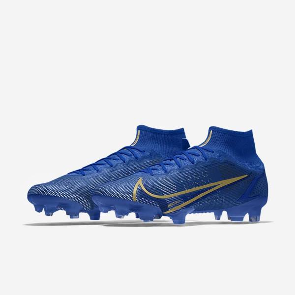 παπουτσια ποδοσφαιρου Nike Mercurial Superfly 8 Elite By You Custom γυναικεια Πολύχρωμο | NK301BMJ