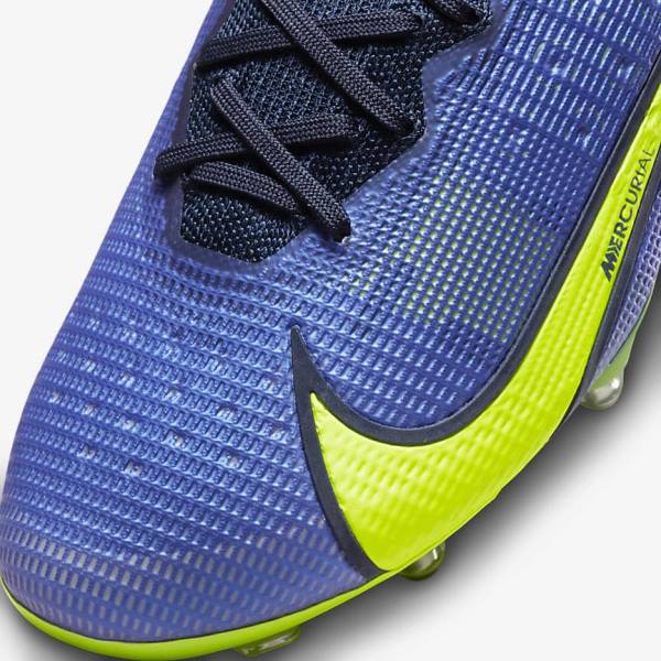 παπουτσια ποδοσφαιρου Nike Mercurial Superfly 8 Elite SG-Pro AC Soft-Ground γυναικεια μπλε | NK425KAH