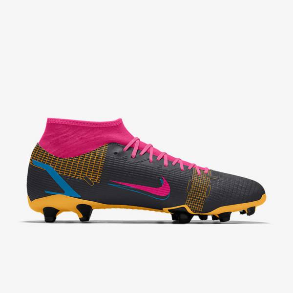 παπουτσια ποδοσφαιρου Nike Mercurial Superfly 8 Academy By You Custom ανδρικα Πολύχρωμο | NK457HUV