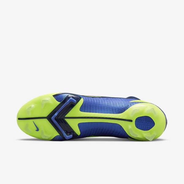 παπουτσια ποδοσφαιρου Nike Mercurial Superfly 8 Elite FG Firm-Grounds γυναικεια μπλε | NK623NZA