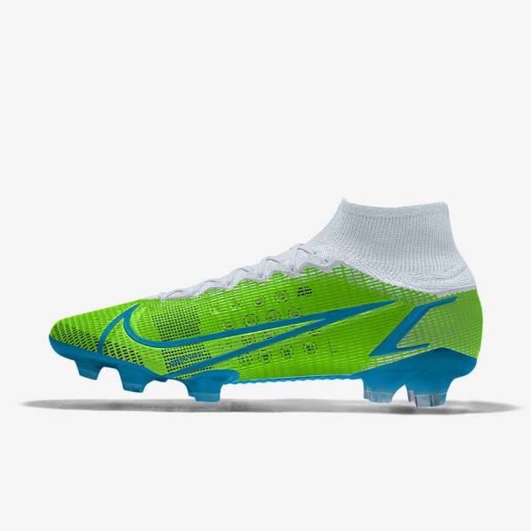 παπουτσια ποδοσφαιρου Nike Mercurial Superfly 8 Elite By You Custom γυναικεια Πολύχρωμο | NK631BCD