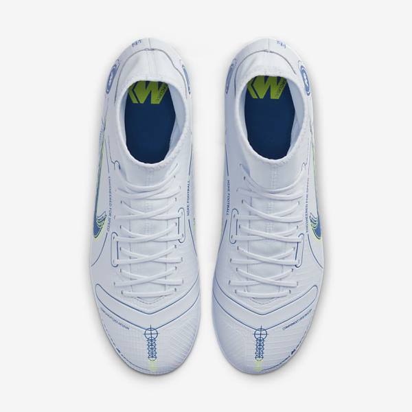 παπουτσια ποδοσφαιρου Nike Mercurial Superfly 8 Academy AG Artificial-Grass γυναικεια γκρι ανοιχτο μπλε σκούρο μπλε | NK637FHB