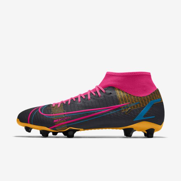 παπουτσια ποδοσφαιρου Nike Mercurial Superfly 8 Academy By You Custom γυναικεια Πολύχρωμο | NK864LKX