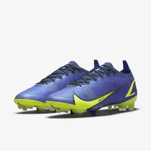 παπουτσια ποδοσφαιρου Nike Mercurial Vapor 14 Elite FG Firm-Ground ανδρικα μπλε | NK037BVC