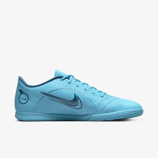 παπουτσια ποδοσφαιρου Nike Mercurial Vapor 14 Club IC Indoor Court ανδρικα μπλε πορτοκαλι | NK053INE