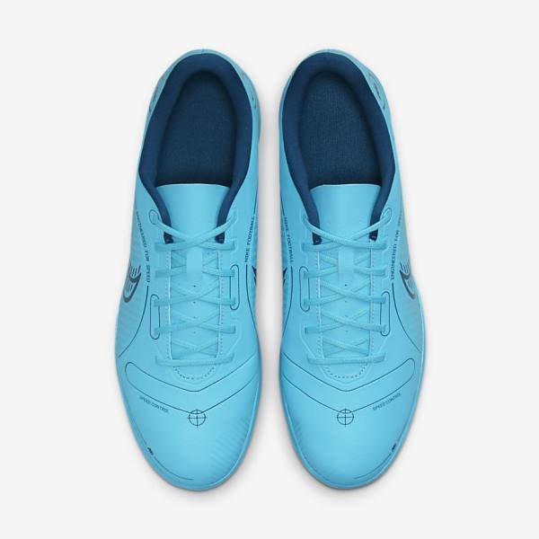 παπουτσια ποδοσφαιρου Nike Mercurial Vapor 14 Club IC Indoor Court ανδρικα μπλε πορτοκαλι | NK053INE