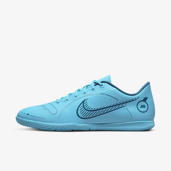 παπουτσια ποδοσφαιρου Nike Mercurial Vapor 14 Club IC Indoor Court ανδρικα μπλε πορτοκαλι | NK053INE