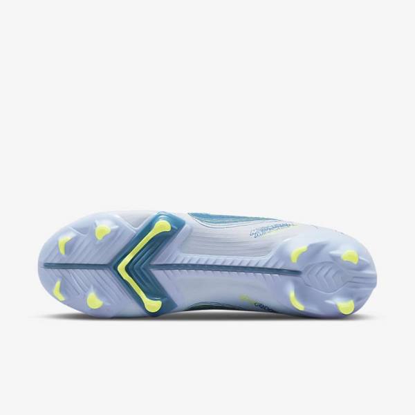 παπουτσια ποδοσφαιρου Nike Mercurial Vapor 14 Academy MG Multi-Ground ανδρικα γκρι ανοιχτο μπλε μπλε | NK073XZQ