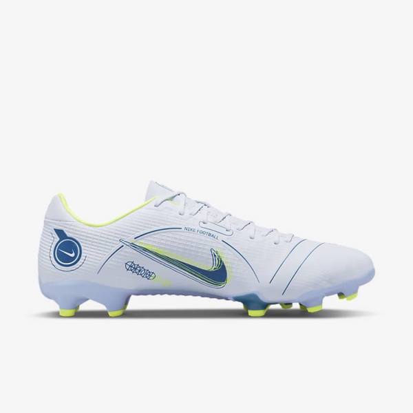 παπουτσια ποδοσφαιρου Nike Mercurial Vapor 14 Academy MG Multi-Ground ανδρικα γκρι ανοιχτο μπλε μπλε | NK073XZQ