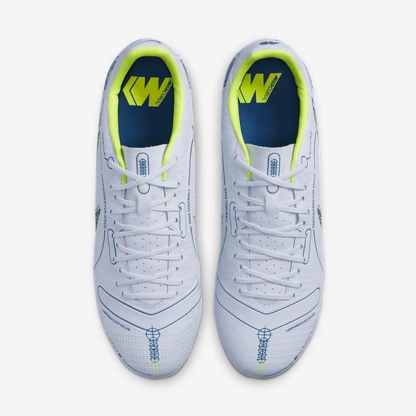 παπουτσια ποδοσφαιρου Nike Mercurial Vapor 14 Academy MG Multi-Ground ανδρικα γκρι ανοιχτο μπλε μπλε | NK073XZQ