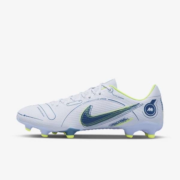 παπουτσια ποδοσφαιρου Nike Mercurial Vapor 14 Academy MG Multi-Ground ανδρικα γκρι ανοιχτο μπλε μπλε | NK073XZQ