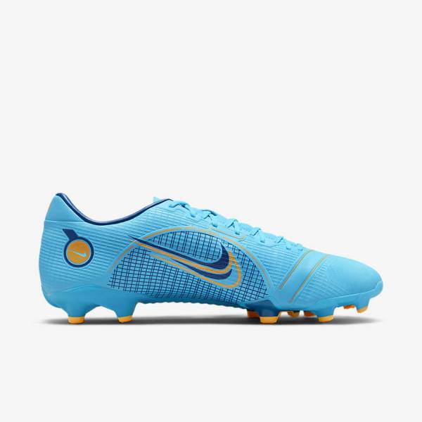 παπουτσια ποδοσφαιρου Nike Mercurial Vapor 14 Academy MG Multi-Ground γυναικεια μπλε πορτοκαλι | NK081BUD