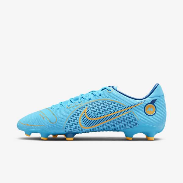 παπουτσια ποδοσφαιρου Nike Mercurial Vapor 14 Academy MG Multi-Ground γυναικεια μπλε πορτοκαλι | NK081BUD