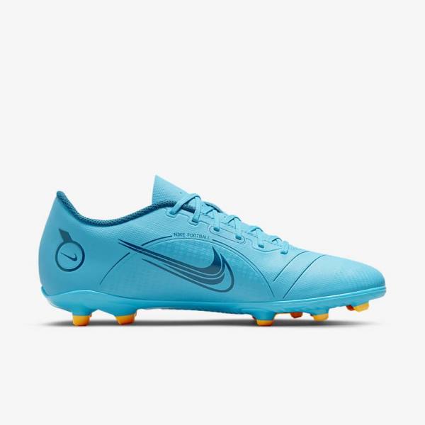 παπουτσια ποδοσφαιρου Nike Mercurial Vapor 14 Club MG Multi-Ground ανδρικα μπλε πορτοκαλι | NK140SAQ