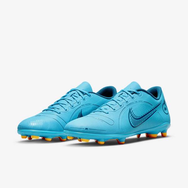 παπουτσια ποδοσφαιρου Nike Mercurial Vapor 14 Club MG Multi-Ground ανδρικα μπλε πορτοκαλι | NK140SAQ