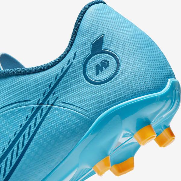 παπουτσια ποδοσφαιρου Nike Mercurial Vapor 14 Club MG Multi-Ground ανδρικα μπλε πορτοκαλι | NK140SAQ