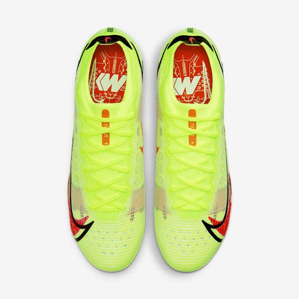 παπουτσια ποδοσφαιρου Nike Mercurial Vapor 14 Elite FG Firm-Ground γυναικεια μαυρα ανοιχτο κοκκινα | NK146SPH