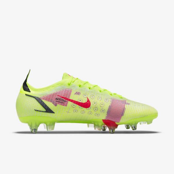 παπουτσια ποδοσφαιρου Nike Mercurial Vapor 14 Elite SG-Pro AC Soft-Ground ανδρικα μαυρα ανοιχτο κοκκινα | NK201VAY