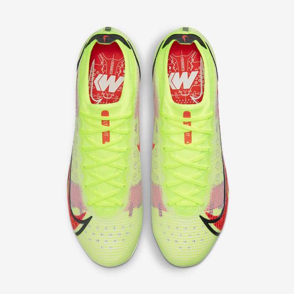 παπουτσια ποδοσφαιρου Nike Mercurial Vapor 14 Elite SG-Pro AC Soft-Ground ανδρικα μαυρα ανοιχτο κοκκινα | NK201VAY