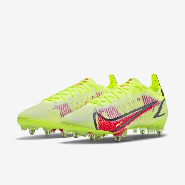 παπουτσια ποδοσφαιρου Nike Mercurial Vapor 14 Elite SG-Pro AC Soft-Ground ανδρικα μαυρα ανοιχτο κοκκινα | NK201VAY