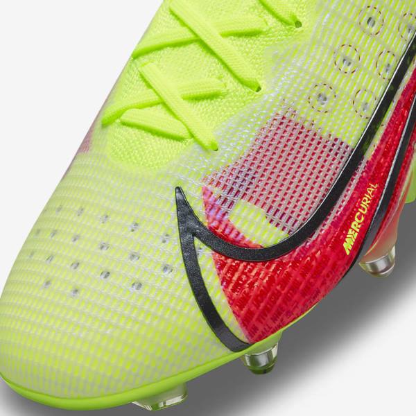 παπουτσια ποδοσφαιρου Nike Mercurial Vapor 14 Elite SG-Pro AC Soft-Ground ανδρικα μαυρα ανοιχτο κοκκινα | NK201VAY