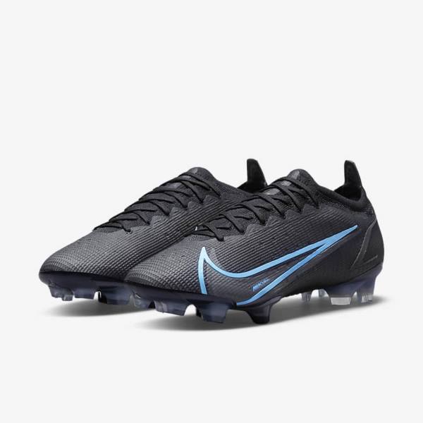 παπουτσια ποδοσφαιρου Nike Mercurial Vapor 14 Elite FG Firm-Ground ανδρικα μαυρα | NK408MZI