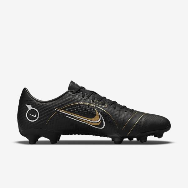 παπουτσια ποδοσφαιρου Nike Mercurial Vapor 14 Academy MG Multi-Ground γυναικεια μαυρα μεταλλικός ασημι γκρι μεταλλικός χρυσο χρωμα | NK417NJG