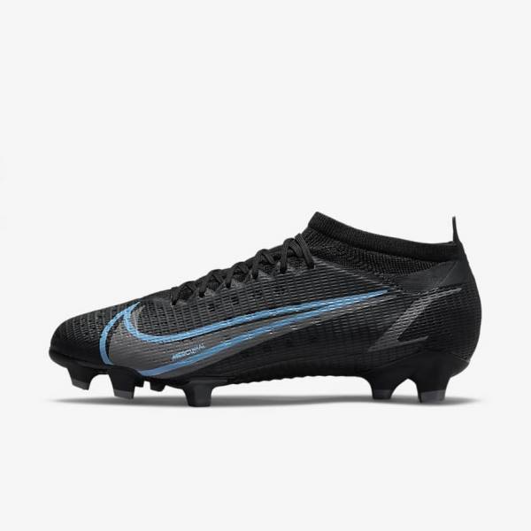 παπουτσια ποδοσφαιρου Nike Mercurial Vapor 14 Pro FG Firm-Ground ανδρικα μαυρα | NK985AEQ