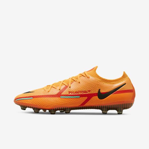 παπουτσια ποδοσφαιρου Nike Phantom GT2 Elite AG-Pro Artificial-Grass γυναικεια πορτοκαλι ανοιχτο κοκκινα μαυρα | NK408QBA