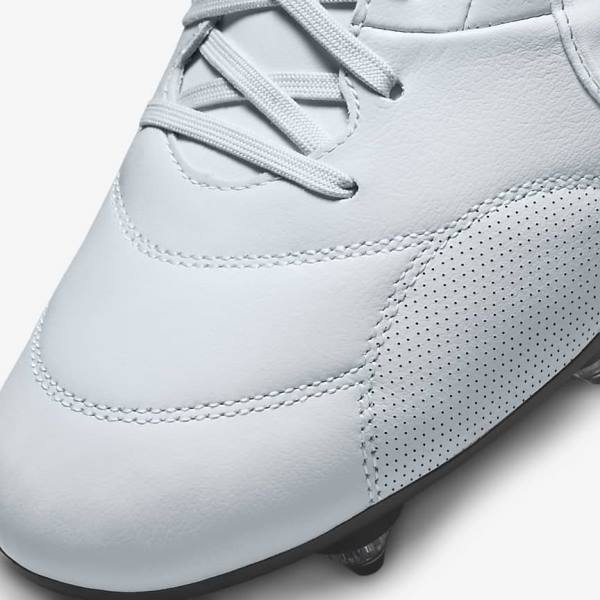 παπουτσια ποδοσφαιρου Nike The Premier 3 SG-PRO Anti-Clog Traction Soft-Ground ανδρικα Πλατίνα μαυρα μεταλλικός χρυσο χρωμα ασπρα | NK074IFZ