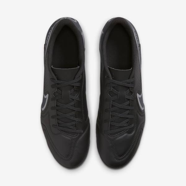 παπουτσια ποδοσφαιρου Nike Tiempo Legend 9 Club MG Multi-Ground ανδρικα μαυρα σκούρο γκρι | NK107OZM