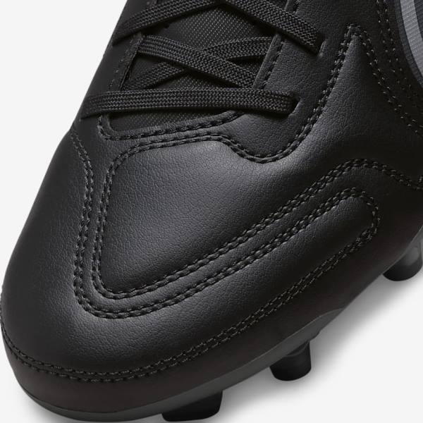 παπουτσια ποδοσφαιρου Nike Tiempo Legend 9 Club MG Multi-Ground ανδρικα μαυρα σκούρο γκρι | NK107OZM