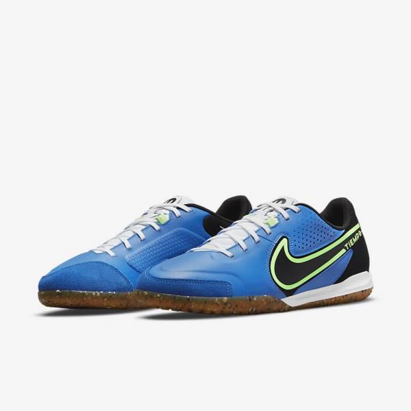 παπουτσια ποδοσφαιρου Nike Tiempo Legend 9 Academy IC Indoor-Court γυναικεια ανοιχτο μπλε ανοιχτο πρασινο καφε μαυρα | NK503WIS