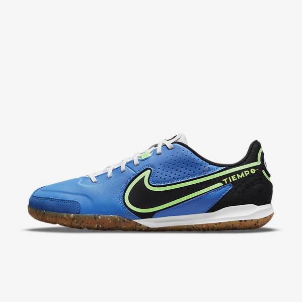 παπουτσια ποδοσφαιρου Nike Tiempo Legend 9 Academy IC Indoor-Court ανδρικα ανοιχτο μπλε ανοιχτο πρασινο καφε μαυρα | NK879LTN