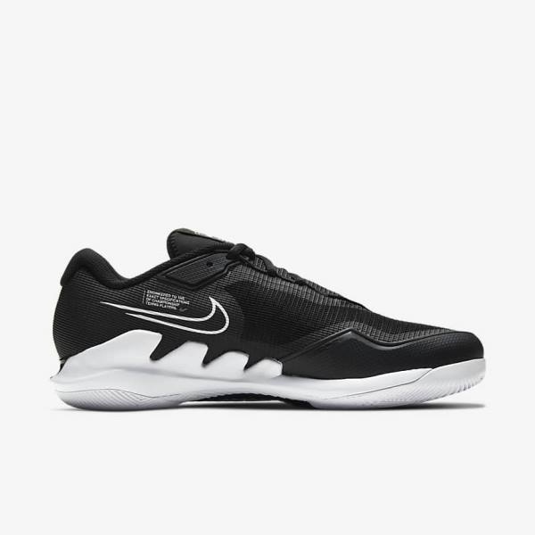 παπουτσια τενις Nike NikeCourt Air Zoom Vapor Pro Hard-Court ανδρικα μαυρα ασπρα | NK819UZA