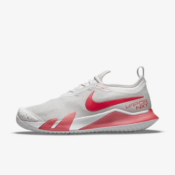 παπουτσια τενις Nike NikeCourt React Vapor NXT Hard Court γυναικεια ανοιχτο Μπεζ ασπρα | NK041PTK