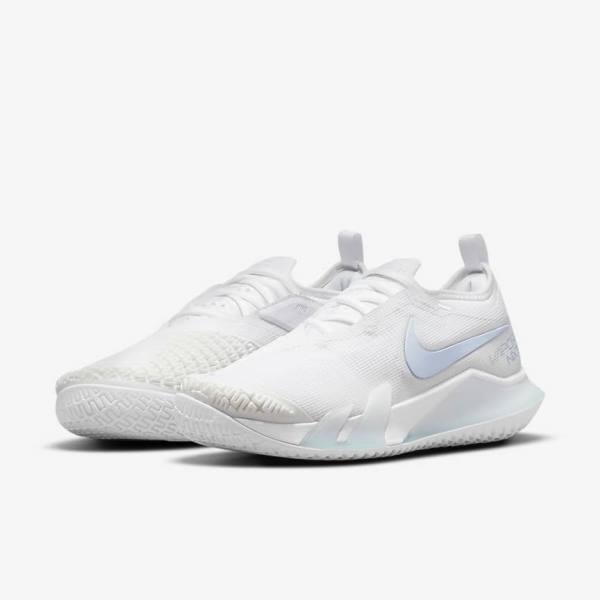 παπουτσια τενις Nike NikeCourt React Vapor NXT Hard Court γυναικεια ασπρα | NK310RQW