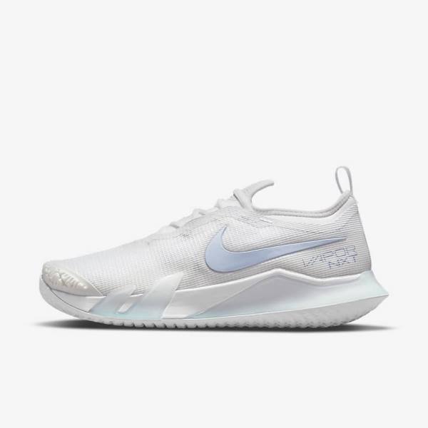 παπουτσια τενις Nike NikeCourt React Vapor NXT Hard Court γυναικεια ασπρα | NK310RQW