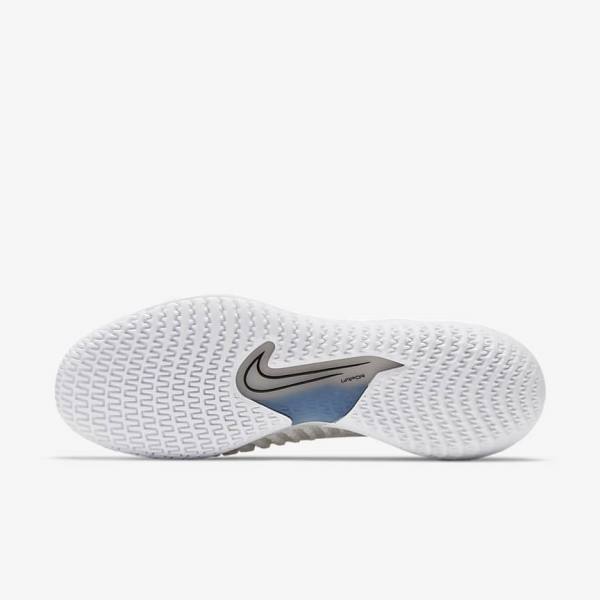 παπουτσια τενις Nike NikeCourt React Vapor NXT Hard-Court ανδρικα ασπρα γκρι μαυρα | NK614OPT